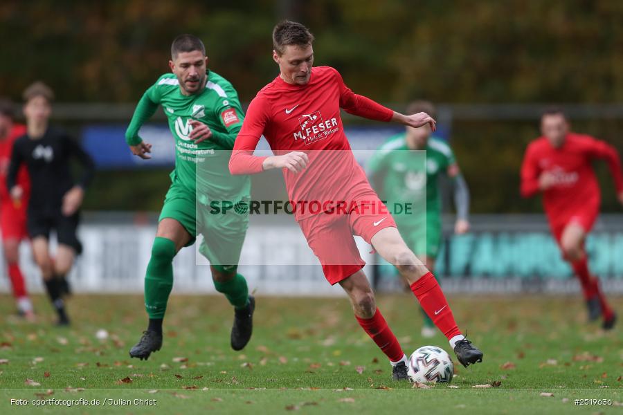 sport, action, Sportgelände, Kreisliga Würzburg Gr. 2, Gemünden-Seifriedsburg, Fussball, FVT, FVGS, FV Thüngersheim, FV Gemünden/Seifriedsburg, BFV, 26.10.2025, 15. Spieltag - Bild-ID: 2519636