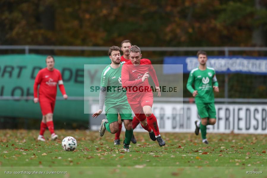 sport, action, Sportgelände, Kreisliga Würzburg Gr. 2, Gemünden-Seifriedsburg, Fussball, FVT, FVGS, FV Thüngersheim, FV Gemünden/Seifriedsburg, BFV, 26.10.2025, 15. Spieltag - Bild-ID: 2519669
