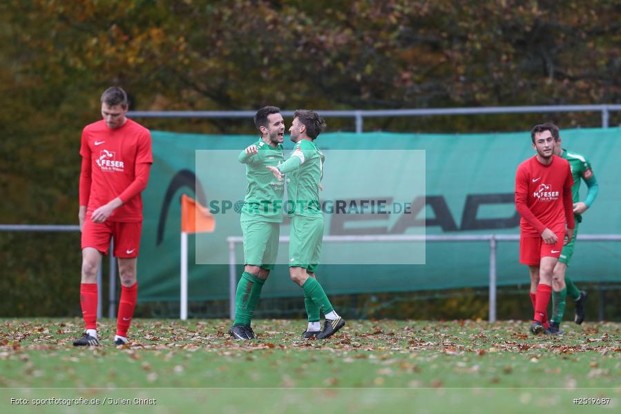 sport, action, Sportgelände, Kreisliga Würzburg Gr. 2, Gemünden-Seifriedsburg, Fussball, FVT, FVGS, FV Thüngersheim, FV Gemünden/Seifriedsburg, BFV, 26.10.2025, 15. Spieltag - Bild-ID: 2519687