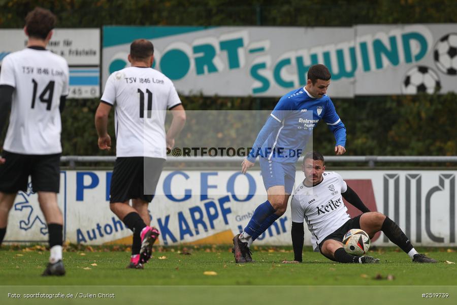 sport, action, TSV Unterpleichfeld, TSV Lohr, Sportgelände, Lohr am Main, Fussball, Bezirksliga Unterfranken West, BFV, 26.10.2025, 15. Spieltag - Bild-ID: 2519739