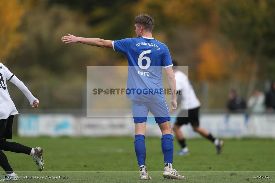 sport, action, TSV Unterpleichfeld, TSV Lohr, Sportgelände, Lohr am Main, Fussball, Bezirksliga Unterfranken West, BFV, 26.10.2025, 15. Spieltag - Bild-ID: 2519836