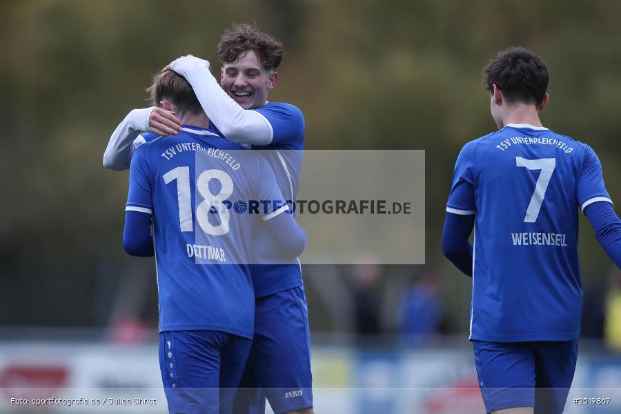 sport, action, TSV Unterpleichfeld, TSV Lohr, Sportgelände, Lohr am Main, Fussball, Bezirksliga Unterfranken West, BFV, 26.10.2025, 15. Spieltag - Bild-ID: 2519867