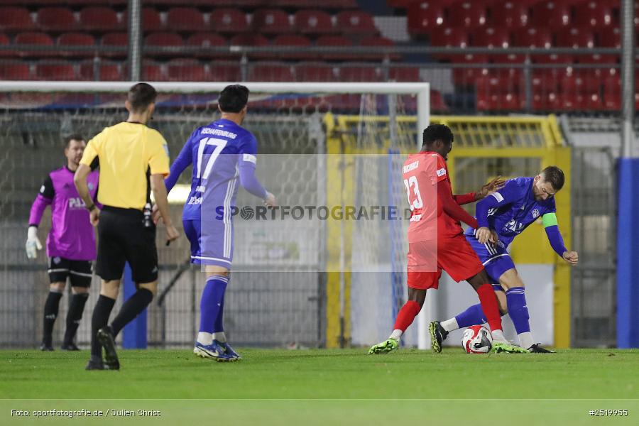 Stadion am Schönbusch, Aschaffenburg, 31.10.2025, sport, action, Fussball, BFV, 16. Spieltag, Regionalliga Bayern, TSV, SVA, TSV Buchbach, SV Viktoria Aschaffenburg - Bild-ID: 2519955
