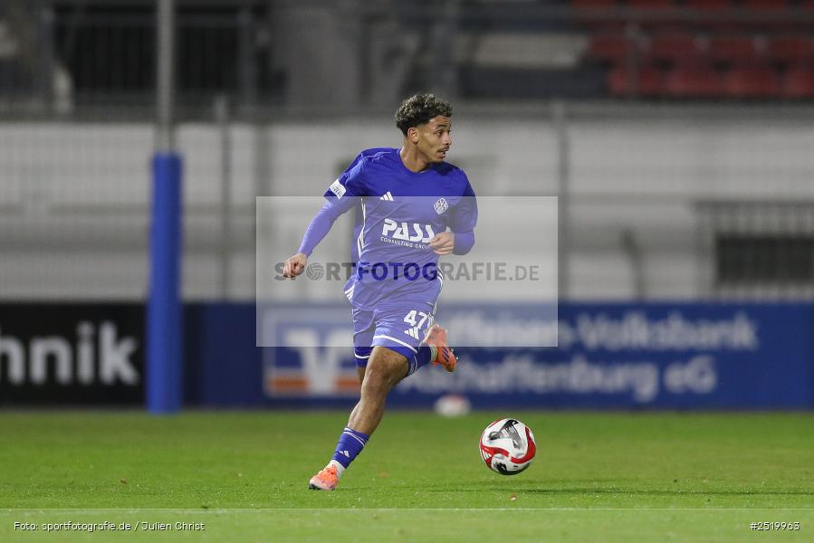 Stadion am Schönbusch, Aschaffenburg, 31.10.2025, sport, action, Fussball, BFV, 16. Spieltag, Regionalliga Bayern, TSV, SVA, TSV Buchbach, SV Viktoria Aschaffenburg - Bild-ID: 2519963