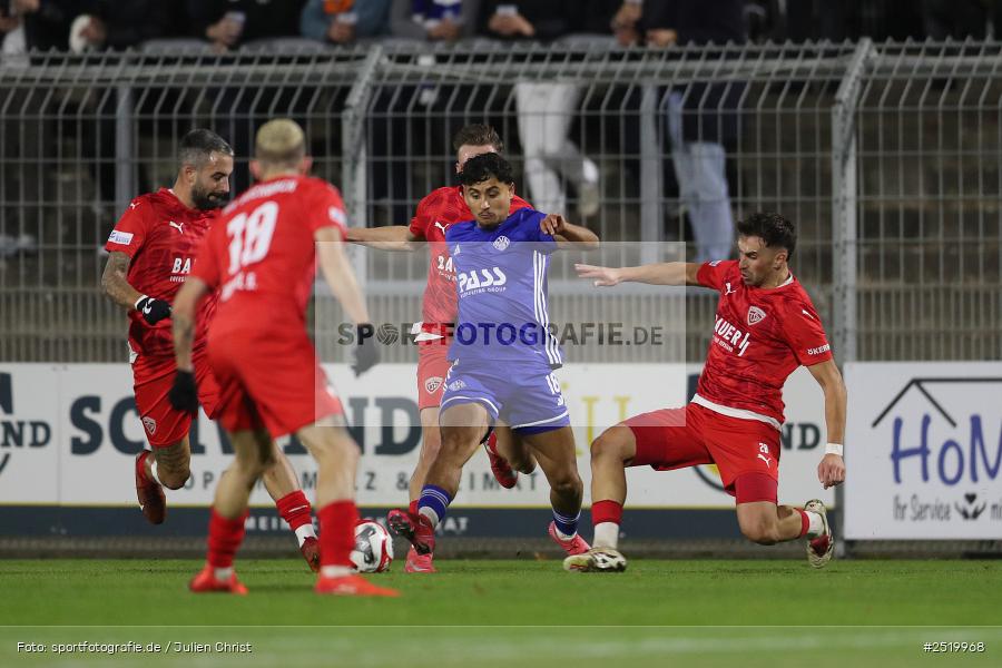 Stadion am Schönbusch, Aschaffenburg, 31.10.2025, sport, action, Fussball, BFV, 16. Spieltag, Regionalliga Bayern, TSV, SVA, TSV Buchbach, SV Viktoria Aschaffenburg - Bild-ID: 2519968
