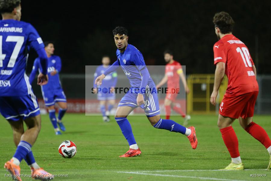 Stadion am Schönbusch, Aschaffenburg, 31.10.2025, sport, action, Fussball, BFV, 16. Spieltag, Regionalliga Bayern, TSV, SVA, TSV Buchbach, SV Viktoria Aschaffenburg - Bild-ID: 2519979