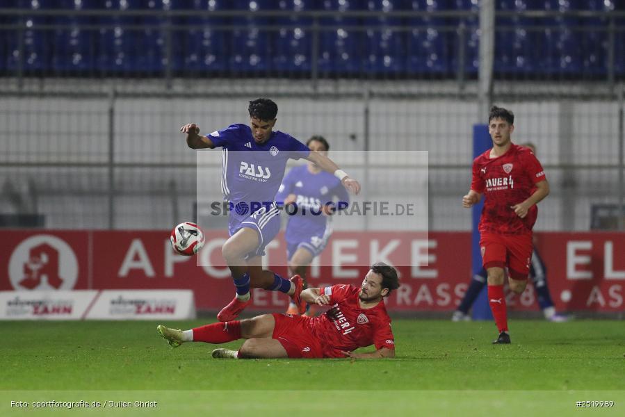 Stadion am Schönbusch, Aschaffenburg, 31.10.2025, sport, action, Fussball, BFV, 16. Spieltag, Regionalliga Bayern, TSV, SVA, TSV Buchbach, SV Viktoria Aschaffenburg - Bild-ID: 2519989