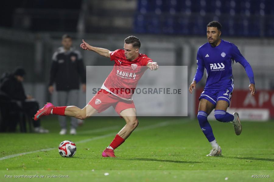 Stadion am Schönbusch, Aschaffenburg, 31.10.2025, sport, action, Fussball, BFV, 16. Spieltag, Regionalliga Bayern, TSV, SVA, TSV Buchbach, SV Viktoria Aschaffenburg - Bild-ID: 2520008