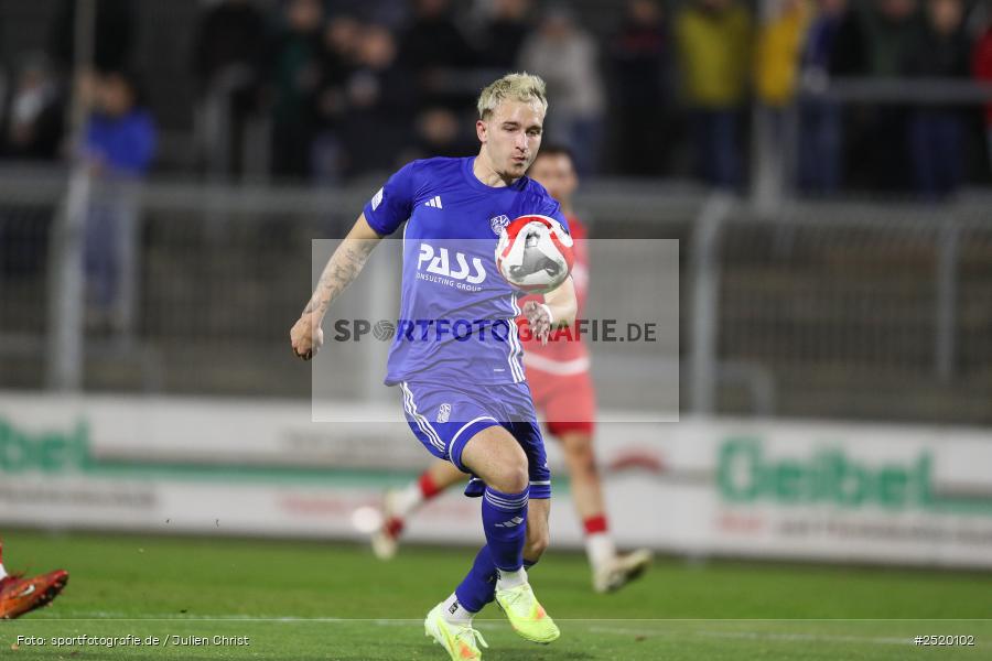 sport, action, TSV Buchbach, TSV, Stadion am Schönbusch, SVA, SV Viktoria Aschaffenburg, Regionalliga Bayern, Fussball, BFV, Aschaffenburg, 31.10.2025, 16. Spieltag - Bild-ID: 2520102