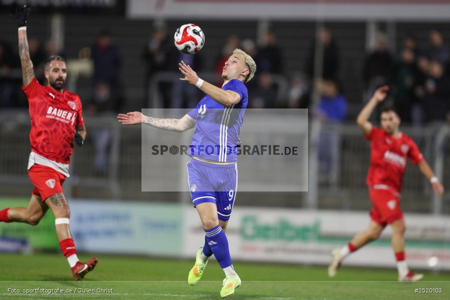 sport, action, TSV Buchbach, TSV, Stadion am Schönbusch, SVA, SV Viktoria Aschaffenburg, Regionalliga Bayern, Fussball, BFV, Aschaffenburg, 31.10.2025, 16. Spieltag - Bild-ID: 2520103