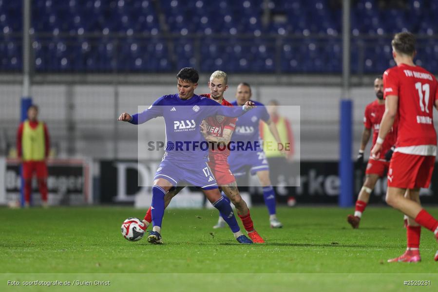 sport, action, TSV Buchbach, TSV, Stadion am Schönbusch, SVA, SV Viktoria Aschaffenburg, Regionalliga Bayern, Fussball, BFV, Aschaffenburg, 31.10.2025, 16. Spieltag - Bild-ID: 2520231