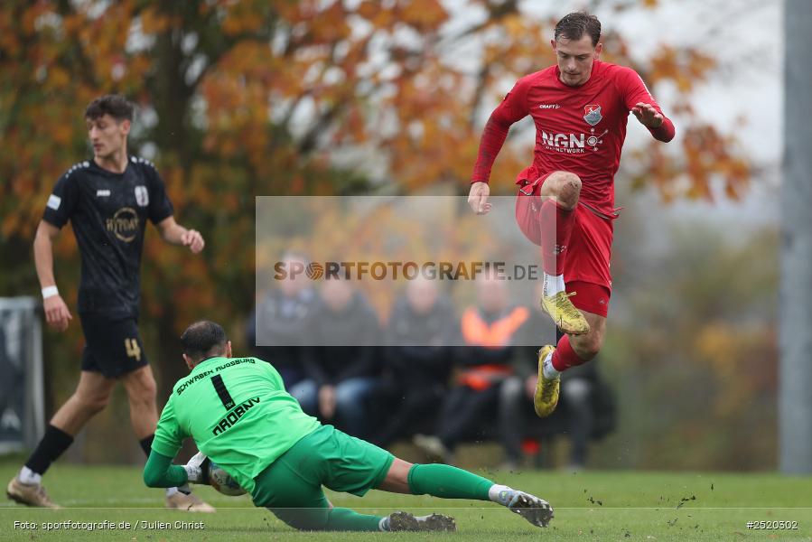 NGN Arena, Aubstadt, 01.11.2025, sport, action, Fussball, BFV, 16. Spieltag, Regionalliga Bayern, TSV, AUB, TSV Schwaben Augsburg, TSV Aubstadt - Bild-ID: 2520302