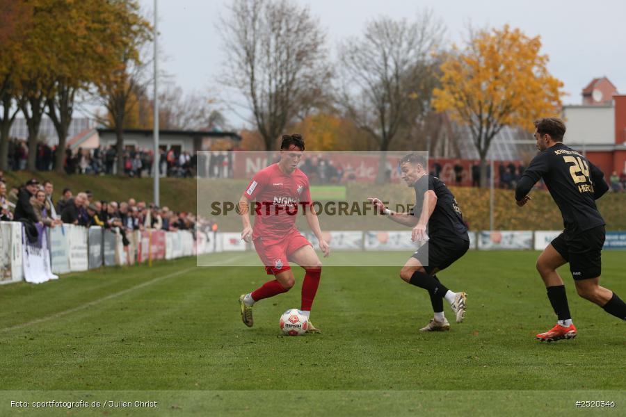 sport, action, TSV Schwaben Augsburg, TSV Aubstadt, TSV, Regionalliga Bayern, NGN Arena, Fussball, BFV, Aubstadt, AUB, 16. Spieltag, 01.11.2025 - Bild-ID: 2520346