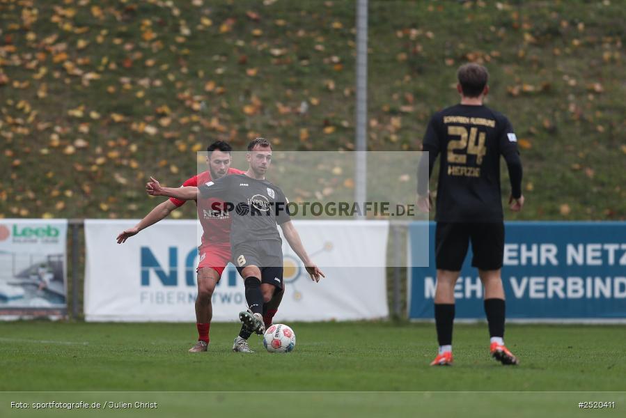 sport, action, TSV Schwaben Augsburg, TSV Aubstadt, TSV, Regionalliga Bayern, NGN Arena, Fussball, BFV, Aubstadt, AUB, 16. Spieltag, 01.11.2025 - Bild-ID: 2520411