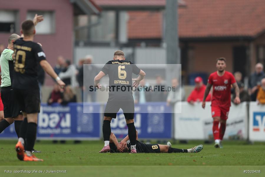 sport, action, TSV Schwaben Augsburg, TSV Aubstadt, TSV, Regionalliga Bayern, NGN Arena, Fussball, BFV, Aubstadt, AUB, 16. Spieltag, 01.11.2025 - Bild-ID: 2520428