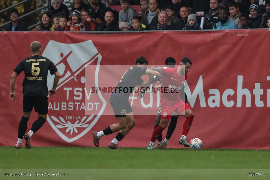 sport, action, TSV Schwaben Augsburg, TSV Aubstadt, TSV, Regionalliga Bayern, NGN Arena, Fussball, BFV, Aubstadt, AUB, 16. Spieltag, 01.11.2025 - Bild-ID: 2520433