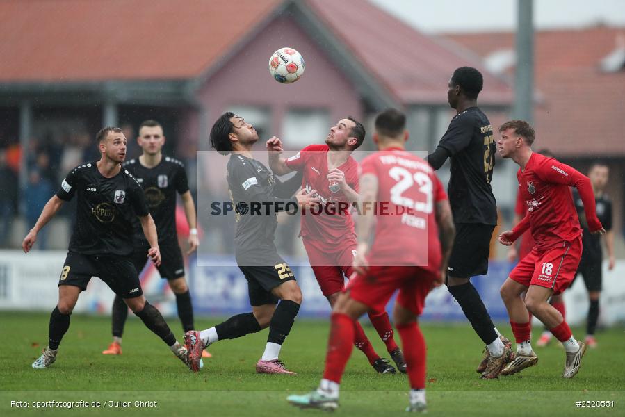 sport, action, TSV Schwaben Augsburg, TSV Aubstadt, TSV, Regionalliga Bayern, NGN Arena, Fussball, BFV, Aubstadt, AUB, 16. Spieltag, 01.11.2025 - Bild-ID: 2520551