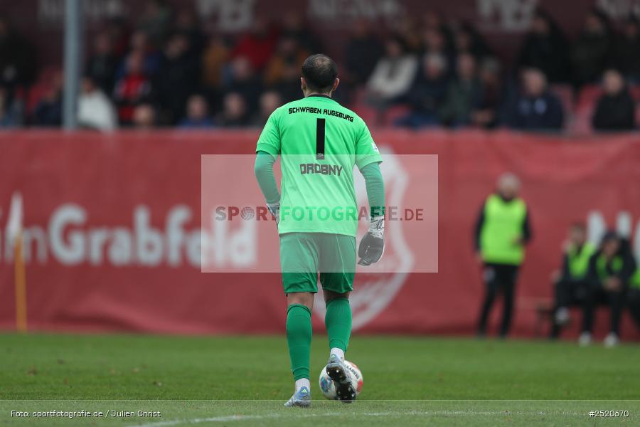 sport, action, TSV Schwaben Augsburg, TSV Aubstadt, TSV, Regionalliga Bayern, NGN Arena, Fussball, BFV, Aubstadt, AUB, 16. Spieltag, 01.11.2025 - Bild-ID: 2520670