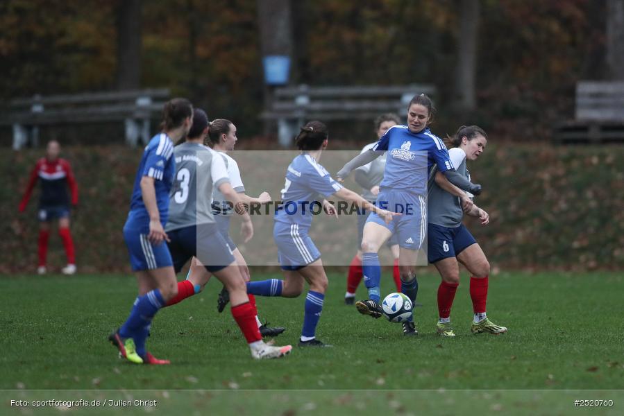 sport, action, Sportgelände, Fussball, FFC Adelsberg-Karsbach, FFC, DJK Stadelschwarzach, DJK, Bezirksoberliga Frauen, BFV, Adelsberg, 8. Spieltag, 02.11.2025 - Bild-ID: 2520760