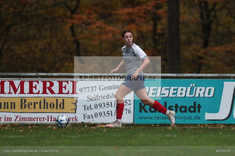 sport, action, Sportgelände, Fussball, FFC Adelsberg-Karsbach, FFC, DJK Stadelschwarzach, DJK, Bezirksoberliga Frauen, BFV, Adelsberg, 8. Spieltag, 02.11.2025 - Bild-ID: 2520762