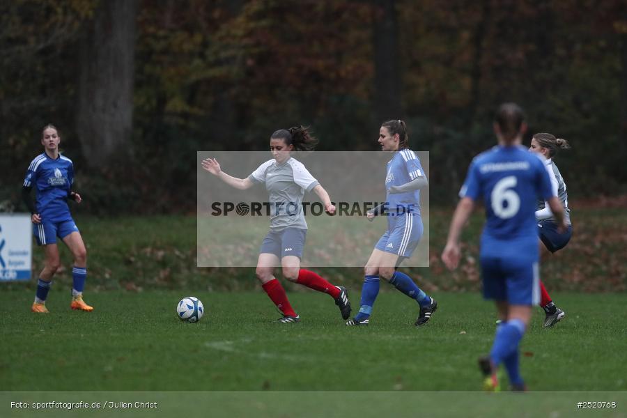 sport, action, Sportgelände, Fussball, FFC Adelsberg-Karsbach, FFC, DJK Stadelschwarzach, DJK, Bezirksoberliga Frauen, BFV, Adelsberg, 8. Spieltag, 02.11.2025 - Bild-ID: 2520768