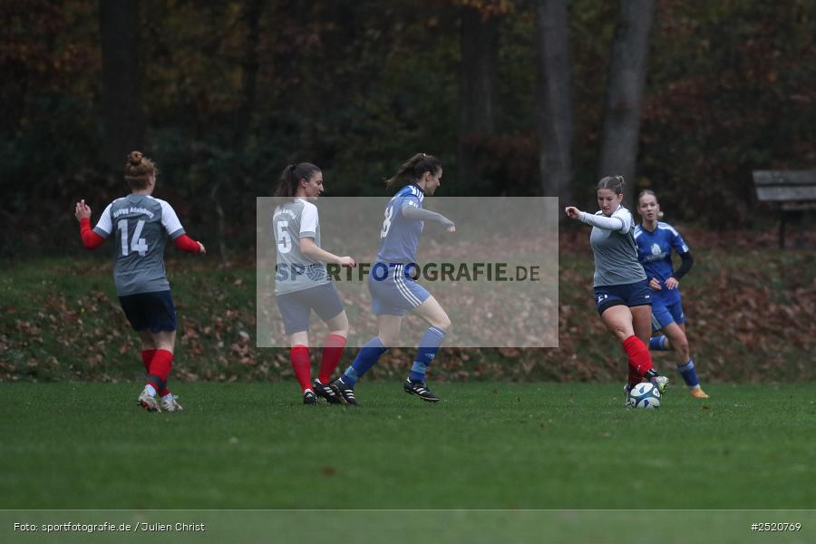 sport, action, Sportgelände, Fussball, FFC Adelsberg-Karsbach, FFC, DJK Stadelschwarzach, DJK, Bezirksoberliga Frauen, BFV, Adelsberg, 8. Spieltag, 02.11.2025 - Bild-ID: 2520769