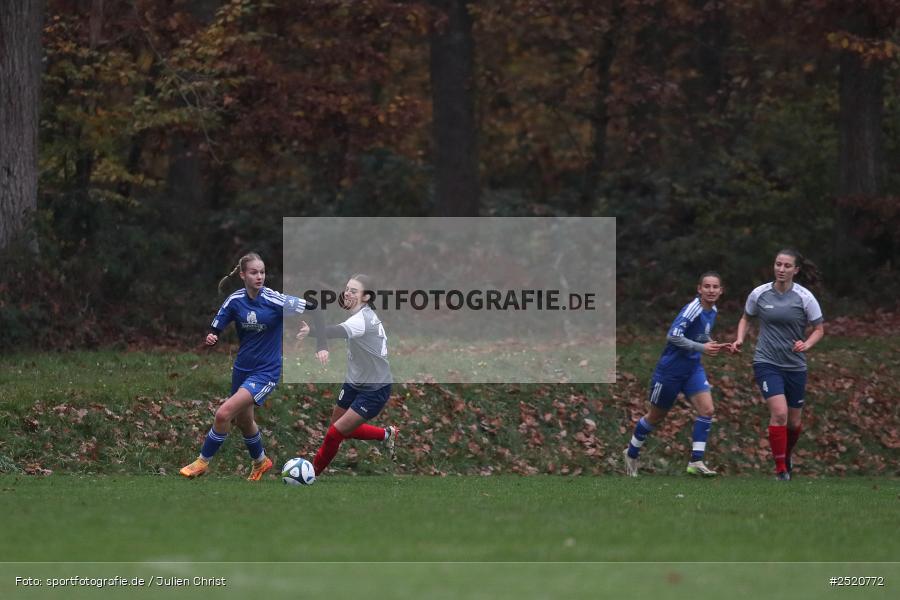 sport, action, Sportgelände, Fussball, FFC Adelsberg-Karsbach, FFC, DJK Stadelschwarzach, DJK, Bezirksoberliga Frauen, BFV, Adelsberg, 8. Spieltag, 02.11.2025 - Bild-ID: 2520772