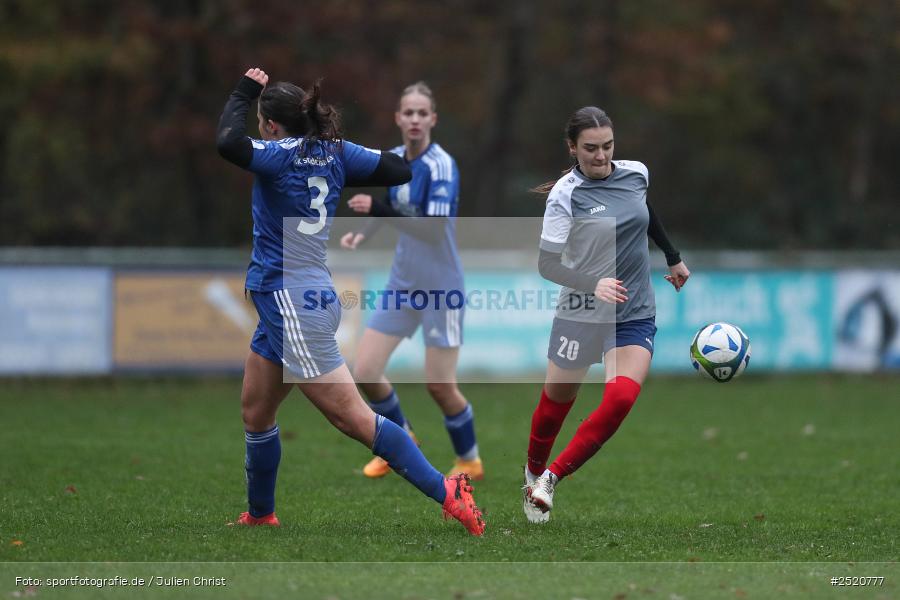 sport, action, Sportgelände, Fussball, FFC Adelsberg-Karsbach, FFC, DJK Stadelschwarzach, DJK, Bezirksoberliga Frauen, BFV, Adelsberg, 8. Spieltag, 02.11.2025 - Bild-ID: 2520777