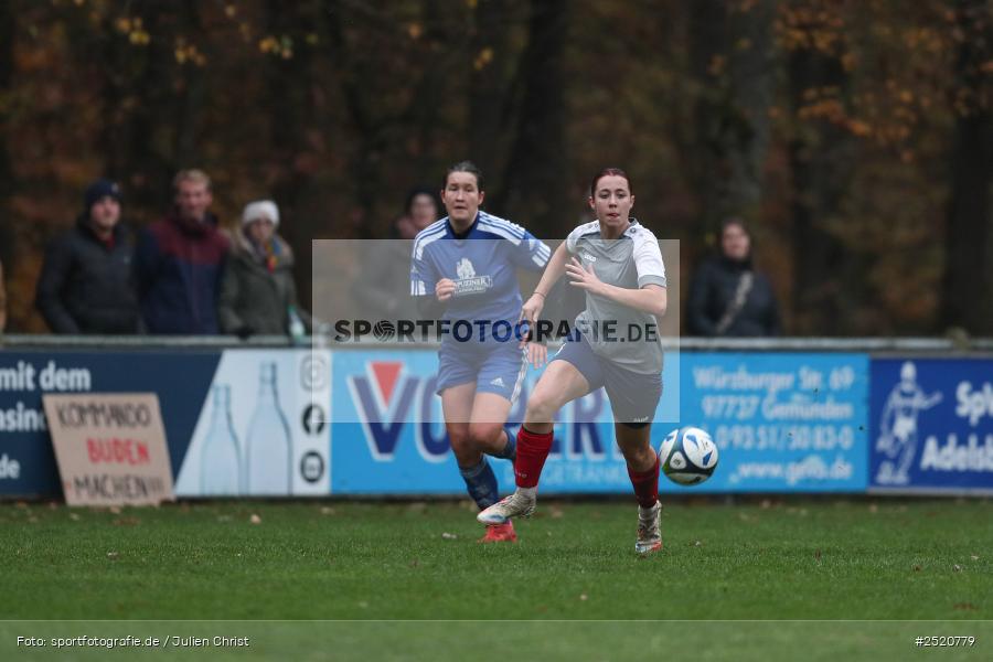sport, action, Sportgelände, Fussball, FFC Adelsberg-Karsbach, FFC, DJK Stadelschwarzach, DJK, Bezirksoberliga Frauen, BFV, Adelsberg, 8. Spieltag, 02.11.2025 - Bild-ID: 2520779