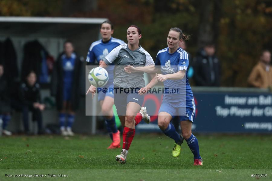 sport, action, Sportgelände, Fussball, FFC Adelsberg-Karsbach, FFC, DJK Stadelschwarzach, DJK, Bezirksoberliga Frauen, BFV, Adelsberg, 8. Spieltag, 02.11.2025 - Bild-ID: 2520781
