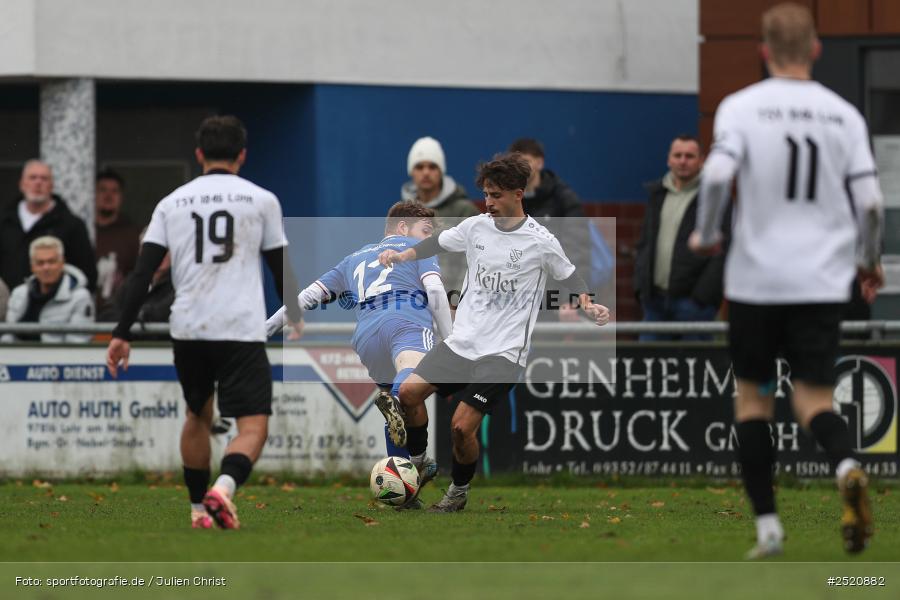 sport, action, TSV Lohr, TSV Heimbuchenthal, Sportgelände, Lohr am Main, Fussball, Bezirksliga Unterfranken West, BFV, 16. Spieltag, 02.11.2025 - Bild-ID: 2520882