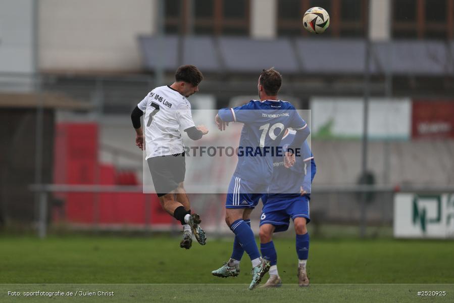 sport, action, TSV Lohr, TSV Heimbuchenthal, Sportgelände, Lohr am Main, Fussball, Bezirksliga Unterfranken West, BFV, 16. Spieltag, 02.11.2025 - Bild-ID: 2520925