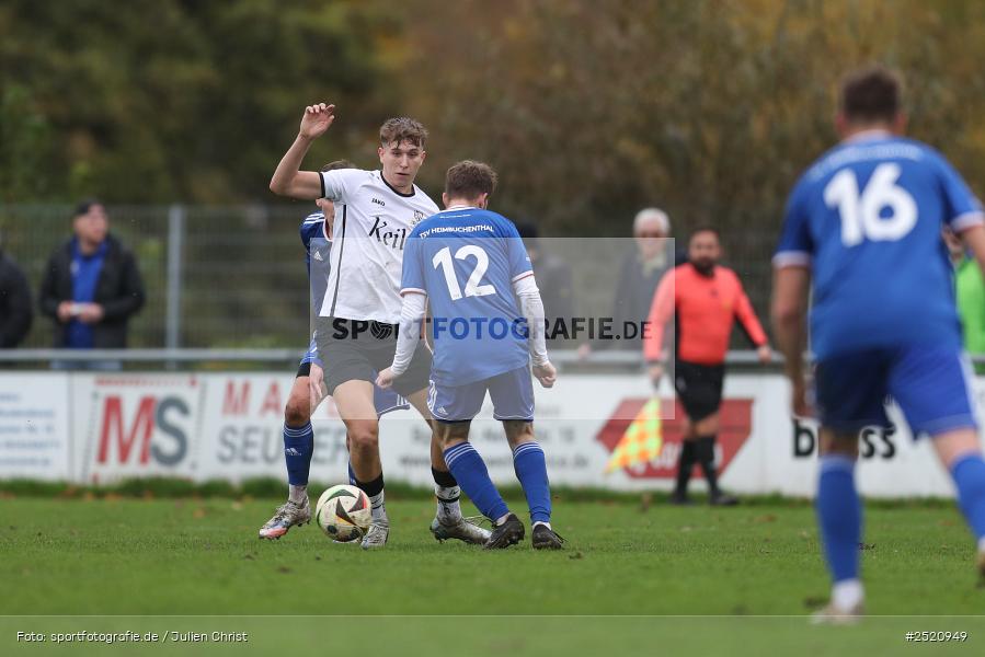 sport, action, TSV Lohr, TSV Heimbuchenthal, Sportgelände, Lohr am Main, Fussball, Bezirksliga Unterfranken West, BFV, 16. Spieltag, 02.11.2025 - Bild-ID: 2520949