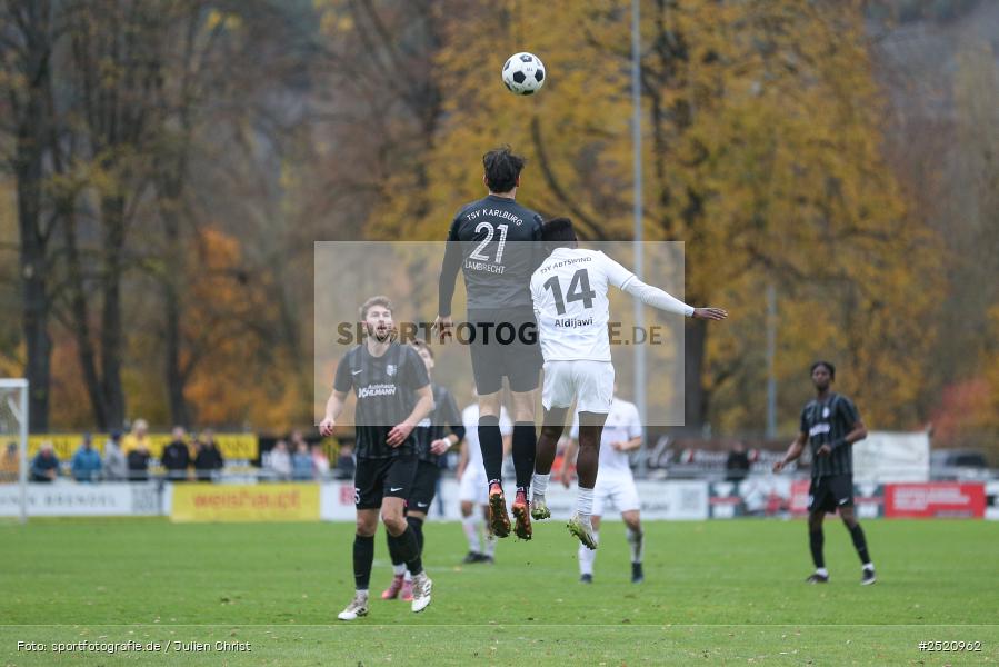 sport, action, TSV Karlburg, TSV Abtswind, Landesliga Nordwest, Karlburg, KAR, Fussball, Fundamentum Sportpark, BFV, ABT, 18. Spieltag, 02.11.2025 - Bild-ID: 2520962