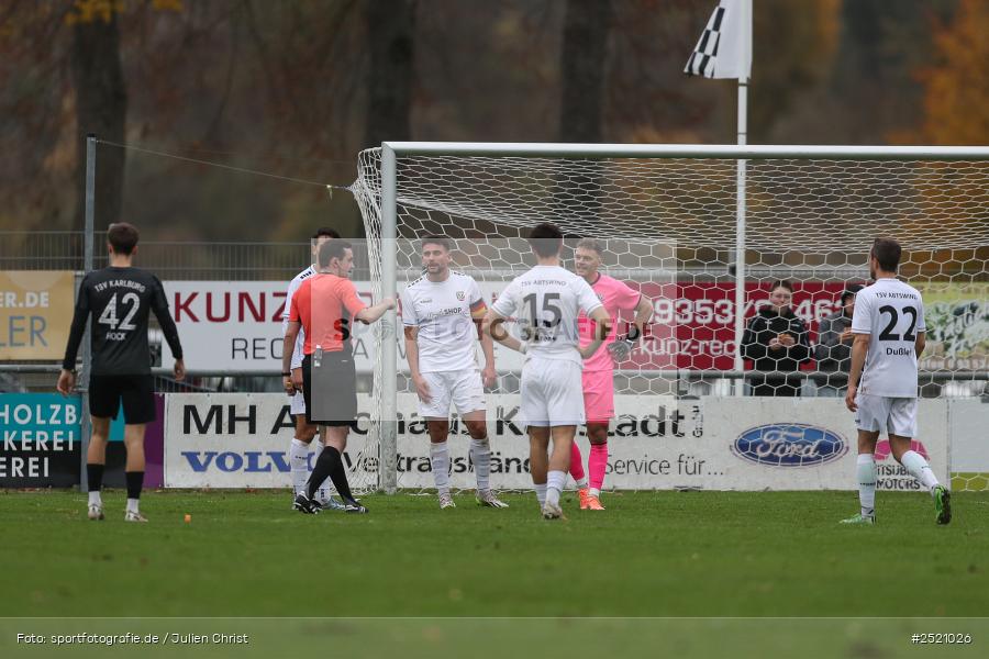 sport, action, TSV Karlburg, TSV Abtswind, Landesliga Nordwest, Karlburg, KAR, Fussball, Fundamentum Sportpark, BFV, ABT, 18. Spieltag, 02.11.2025 - Bild-ID: 2521026