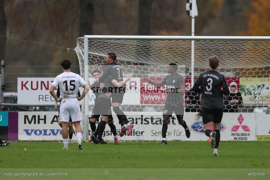 sport, action, TSV Karlburg, TSV Abtswind, Landesliga Nordwest, Karlburg, KAR, Fussball, Fundamentum Sportpark, BFV, ABT, 18. Spieltag, 02.11.2025 - Bild-ID: 2521040