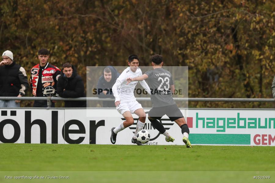 sport, action, TSV Karlburg, TSV Abtswind, Landesliga Nordwest, Karlburg, KAR, Fussball, Fundamentum Sportpark, BFV, ABT, 18. Spieltag, 02.11.2025 - Bild-ID: 2521099