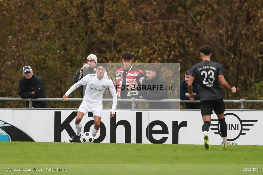 sport, action, TSV Karlburg, TSV Abtswind, Landesliga Nordwest, Karlburg, KAR, Fussball, Fundamentum Sportpark, BFV, ABT, 18. Spieltag, 02.11.2025 - Bild-ID: 2521100