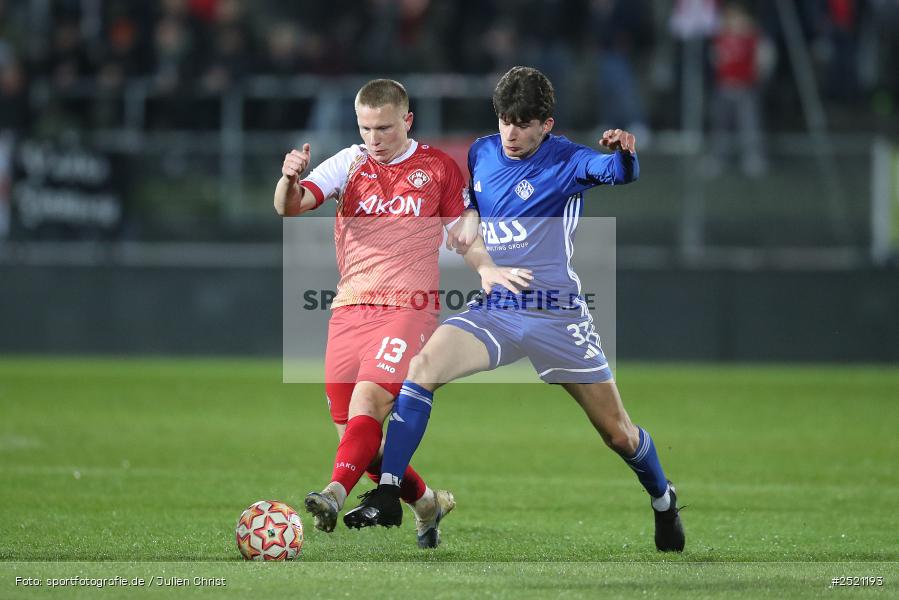 AKON Arena, Würzburg, 04.11.2025, sport, action, Fussball, BFV, Viertelfinale, BFV-Verbandspokal, SVA, FWK, SV Viktoria Aschaffenburg, FC Würzburger Kickers - Bild-ID: 2521193