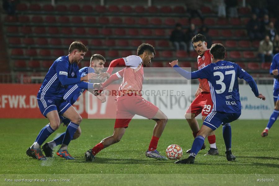 sport, action, Würzburg, Viertelfinale, SVA, SV Viktoria Aschaffenburg, Fussball, FWK, FC Würzburger Kickers, BFV-Verbandspokal, BFV, AKON Arena, 04.11.2025 - Bild-ID: 2521209