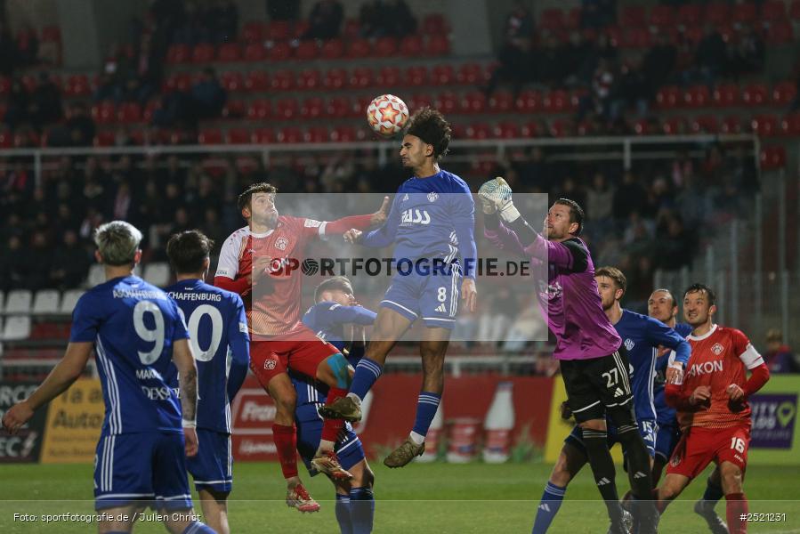 sport, action, Würzburg, Viertelfinale, SVA, SV Viktoria Aschaffenburg, Fussball, FWK, FC Würzburger Kickers, BFV-Verbandspokal, BFV, AKON Arena, 04.11.2025 - Bild-ID: 2521231