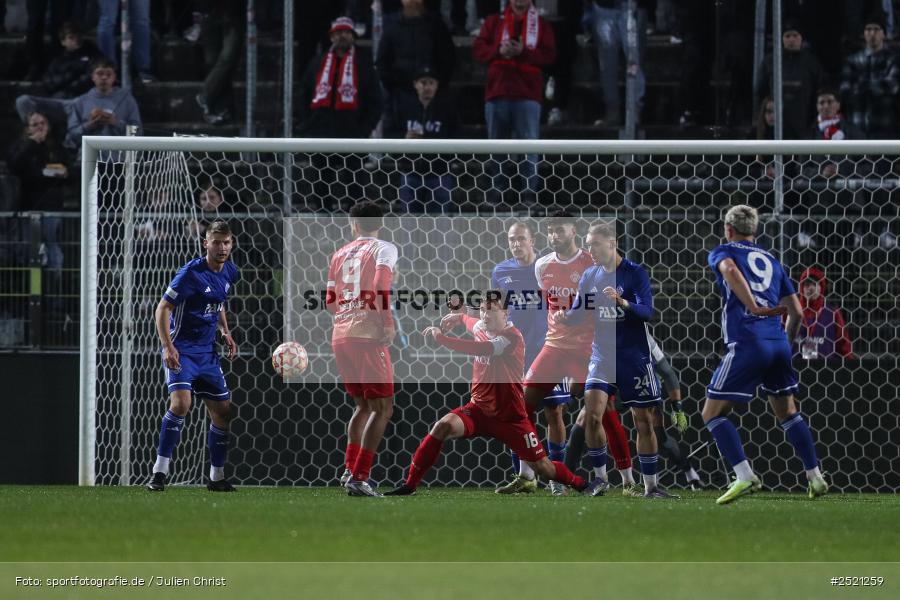 sport, action, Würzburg, Viertelfinale, SVA, SV Viktoria Aschaffenburg, Fussball, FWK, FC Würzburger Kickers, BFV-Verbandspokal, BFV, AKON Arena, 04.11.2025 - Bild-ID: 2521259