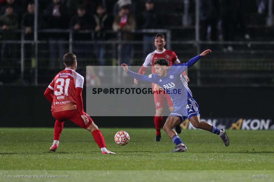 sport, action, Würzburg, Viertelfinale, SVA, SV Viktoria Aschaffenburg, Fussball, FWK, FC Würzburger Kickers, BFV-Verbandspokal, BFV, AKON Arena, 04.11.2025 - Bild-ID: 2521263