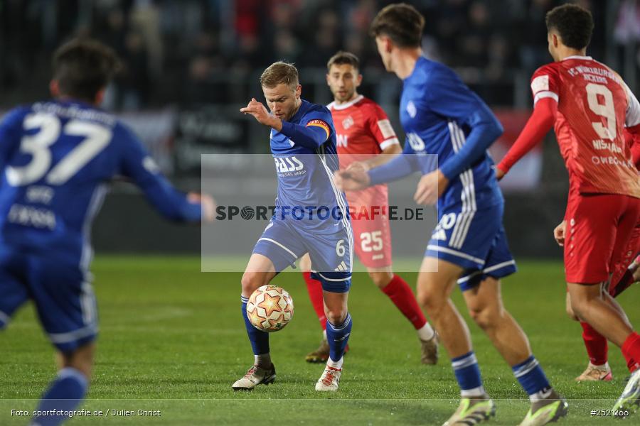sport, action, Würzburg, Viertelfinale, SVA, SV Viktoria Aschaffenburg, Fussball, FWK, FC Würzburger Kickers, BFV-Verbandspokal, BFV, AKON Arena, 04.11.2025 - Bild-ID: 2521266