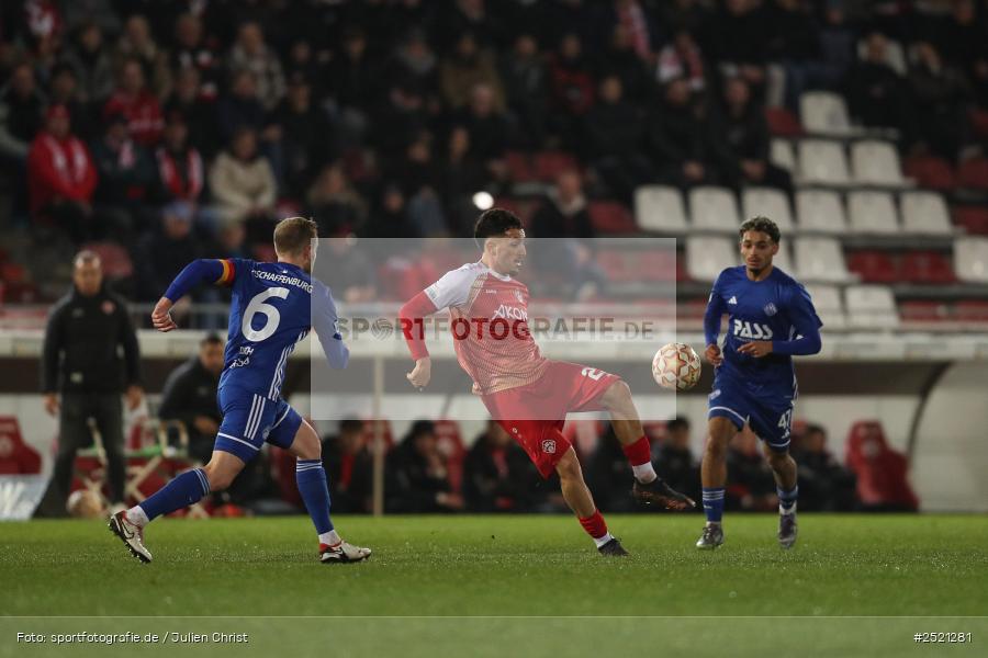 sport, action, Würzburg, Viertelfinale, SVA, SV Viktoria Aschaffenburg, Fussball, FWK, FC Würzburger Kickers, BFV-Verbandspokal, BFV, AKON Arena, 04.11.2025 - Bild-ID: 2521281