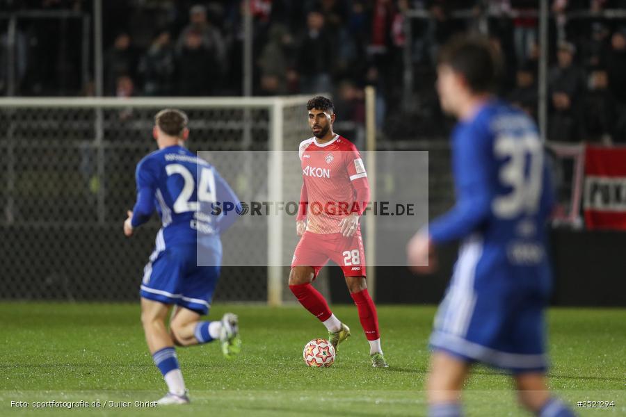 sport, action, Würzburg, Viertelfinale, SVA, SV Viktoria Aschaffenburg, Fussball, FWK, FC Würzburger Kickers, BFV-Verbandspokal, BFV, AKON Arena, 04.11.2025 - Bild-ID: 2521294
