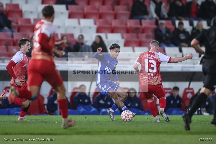 sport, action, Würzburg, Viertelfinale, SVA, SV Viktoria Aschaffenburg, Fussball, FWK, FC Würzburger Kickers, BFV-Verbandspokal, BFV, AKON Arena, 04.11.2025 - Bild-ID: 2521355