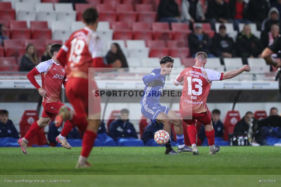 sport, action, Würzburg, Viertelfinale, SVA, SV Viktoria Aschaffenburg, Fussball, FWK, FC Würzburger Kickers, BFV-Verbandspokal, BFV, AKON Arena, 04.11.2025 - Bild-ID: 2521356