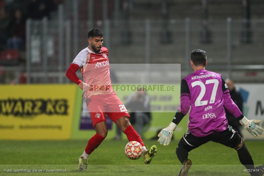 sport, action, Würzburg, Viertelfinale, SVA, SV Viktoria Aschaffenburg, Fussball, FWK, FC Würzburger Kickers, BFV-Verbandspokal, BFV, AKON Arena, 04.11.2025 - Bild-ID: 2521419