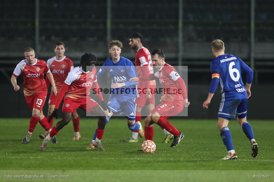 sport, action, Würzburg, Viertelfinale, SVA, SV Viktoria Aschaffenburg, Fussball, FWK, FC Würzburger Kickers, BFV-Verbandspokal, BFV, AKON Arena, 04.11.2025 - Bild-ID: 2521501
